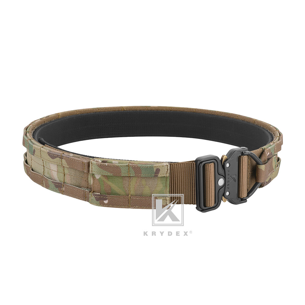 KRYDEX Tactical Belt 1.75 inch Heavy Duty Rigger Belt D-ring Quick Release Nylon
