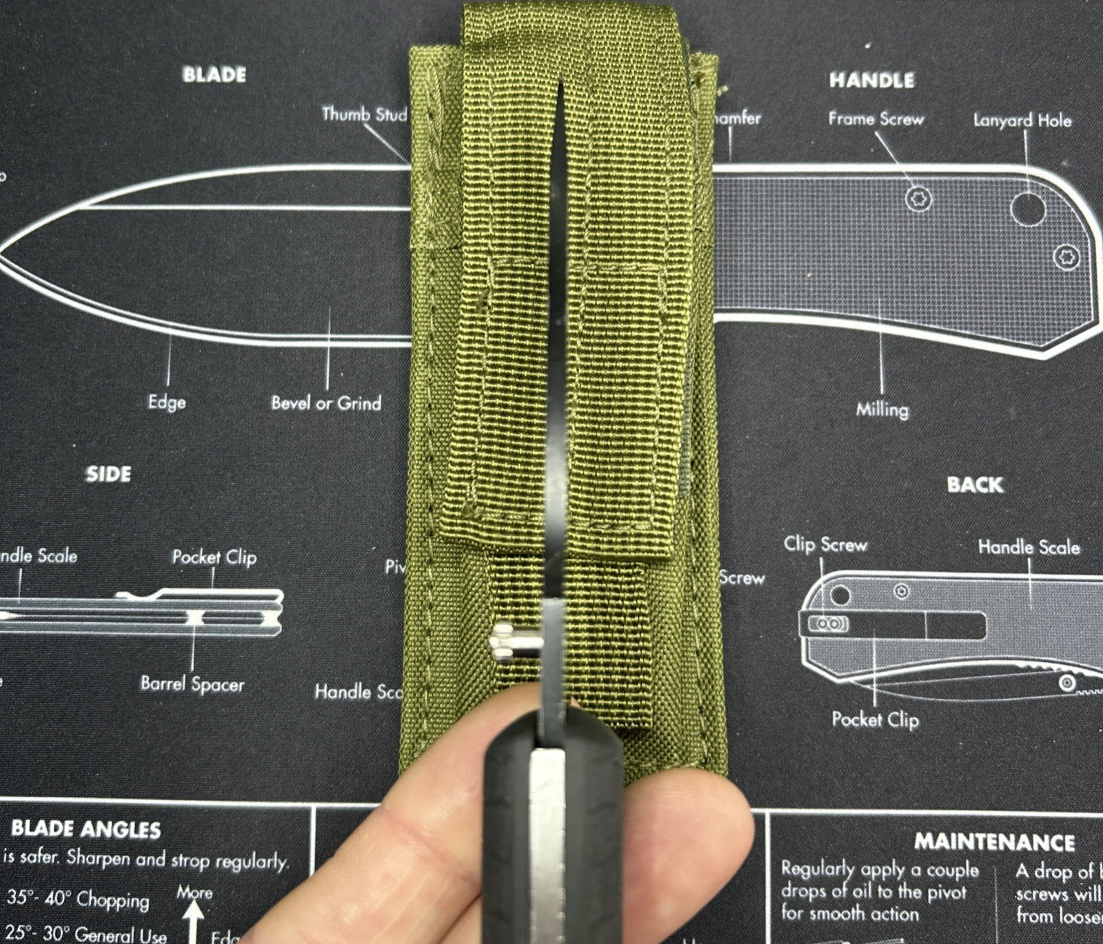 Scipio Tactical Folding Knife Black Rubber Handle Tanto Combo Edge Blade VGUC