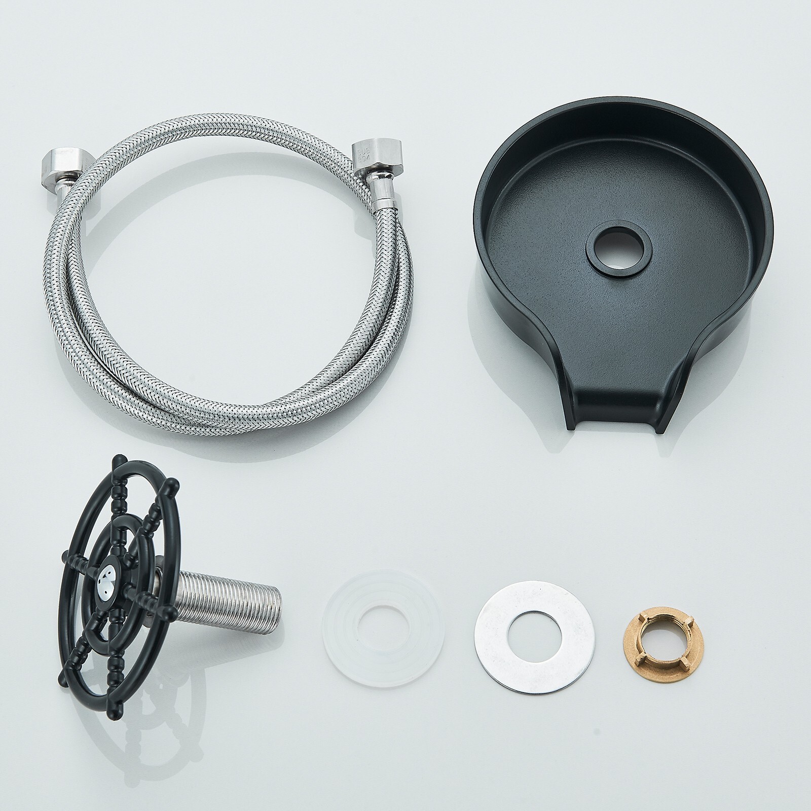 29.5" Flying Rain Stainless Steel Waterfall Kitchen Sink with Faucet Single Bowl