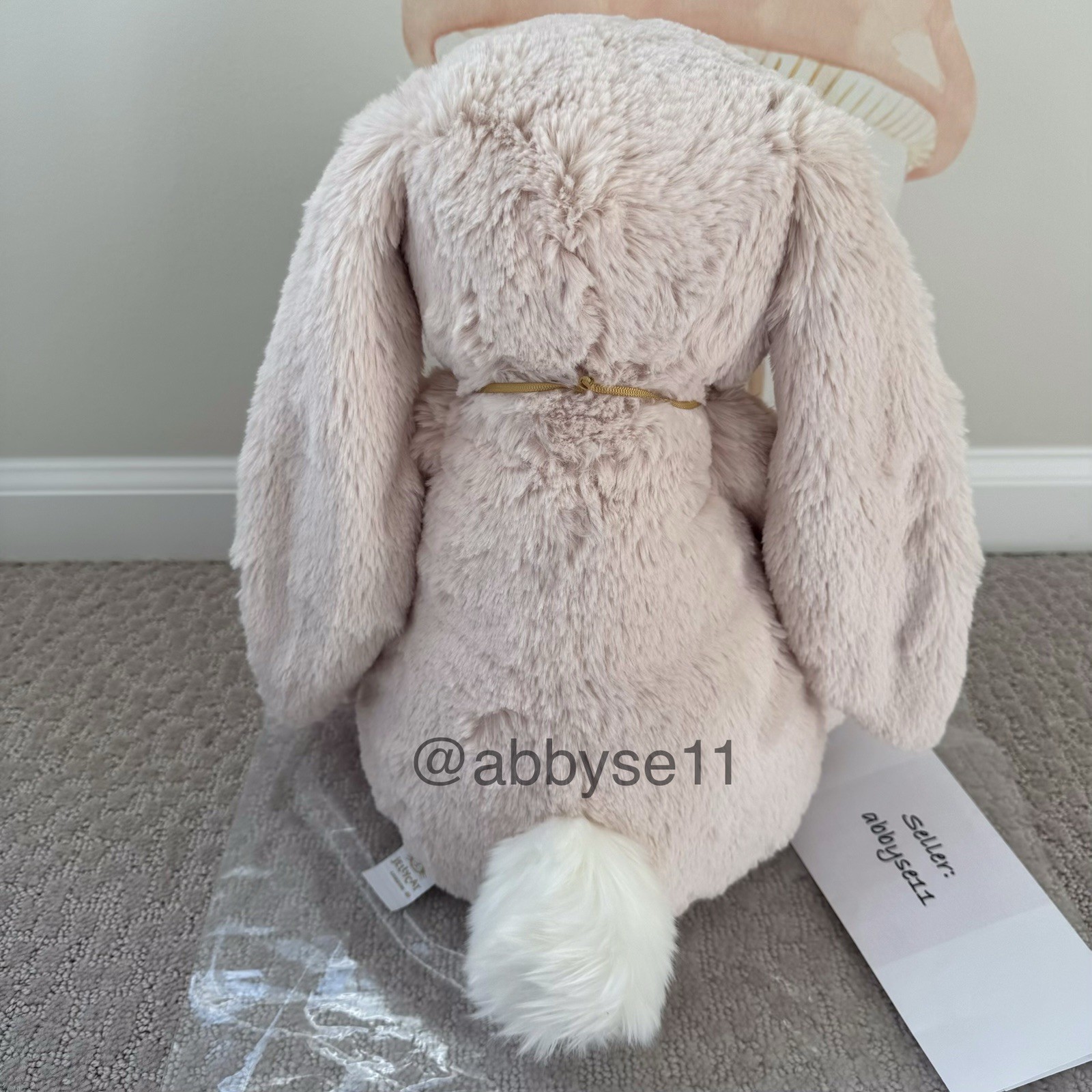 Jellycat Bashful Luxe Bunny Willow - Huge/Big - Authentic - BNWT - Fast Ship