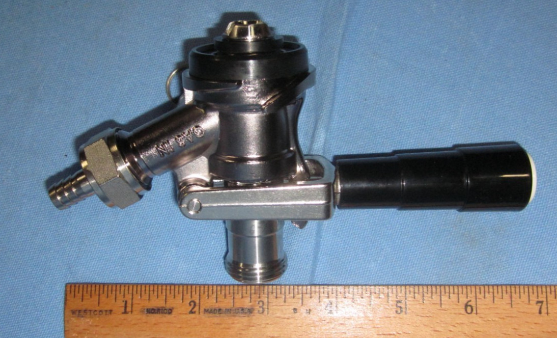 TALOS 178Coupler, Keg Coupler D-Type Beer Keg Tap Stainless Steel Probe 1022704