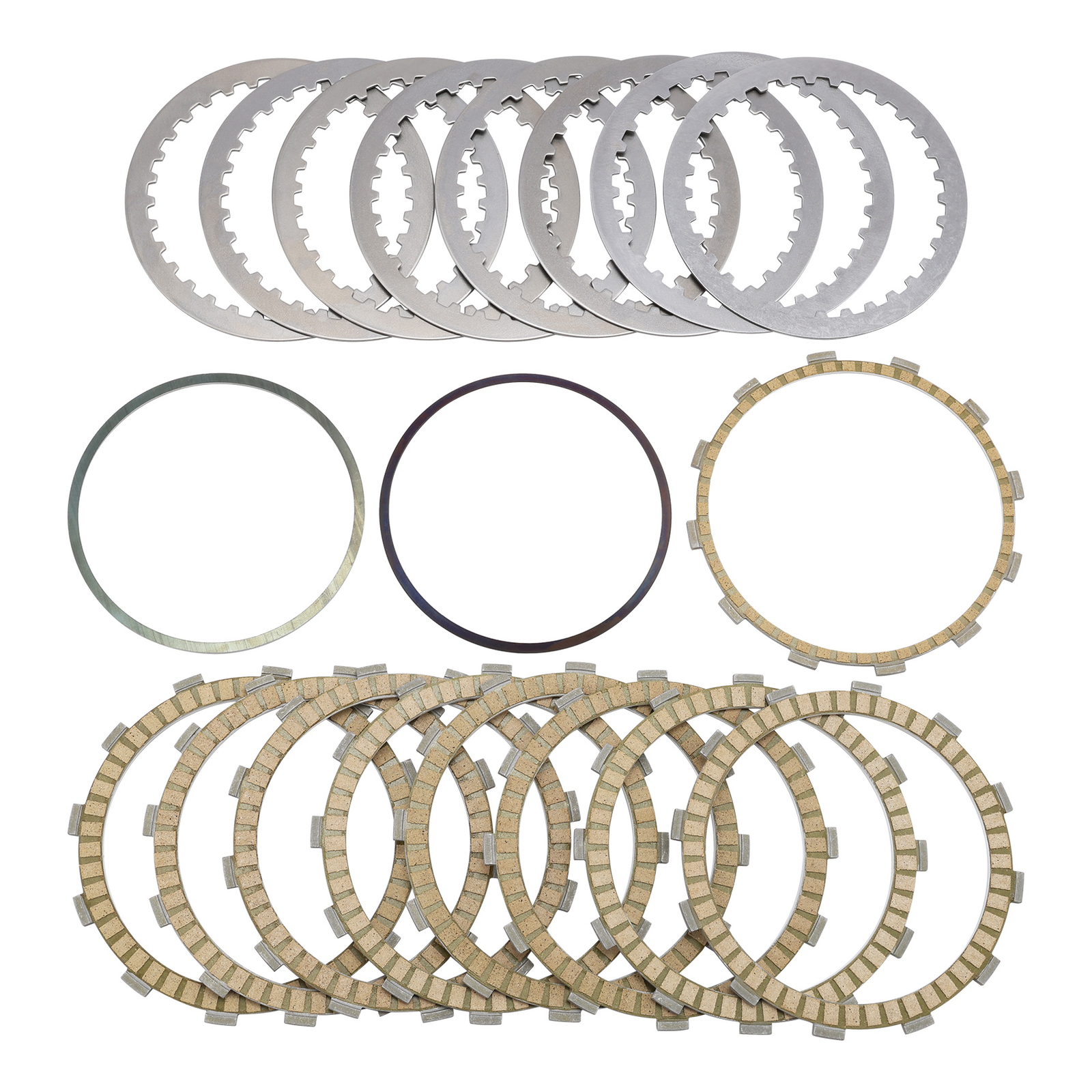 Extra Plate Friction Steel Clutch Kit Fit For Harley Touring Twin Cam 1999-2017