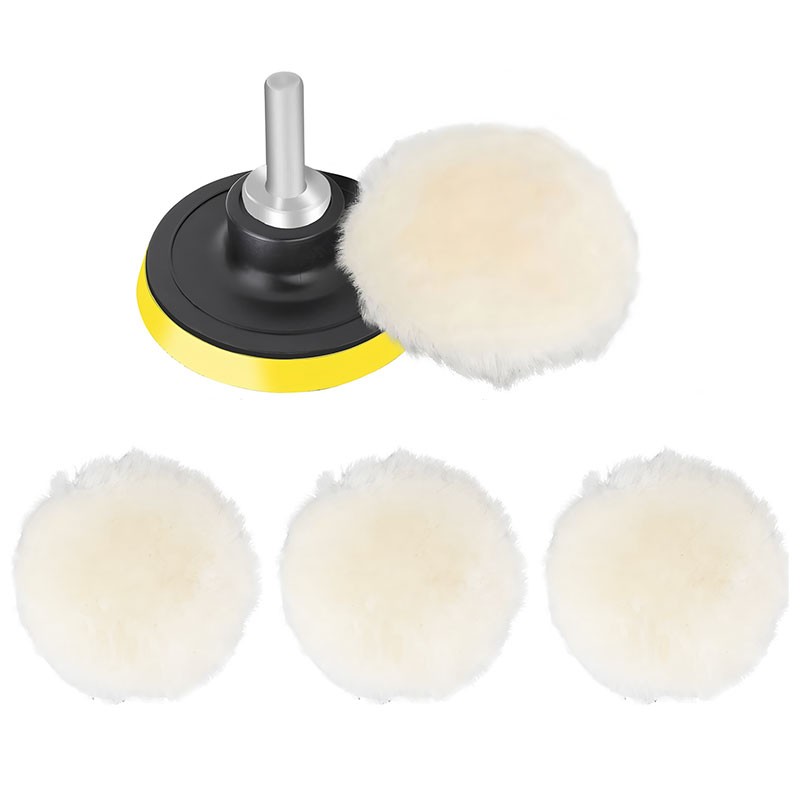 7PCS Car Buffing Pads Polishing for Drill Sponge Kit Waxing Foam Polisher 3 Inch