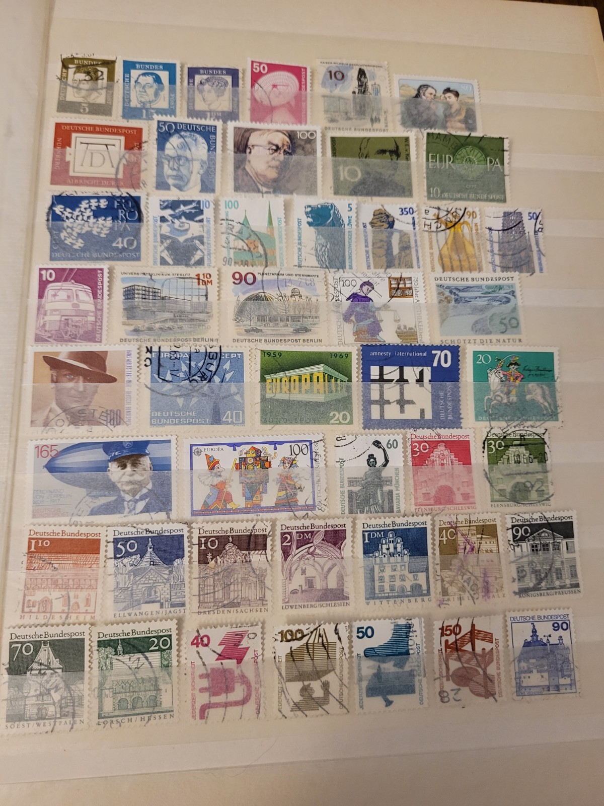German Stamps Collection * 136 Stamps * BRD * West Germany * #21 *