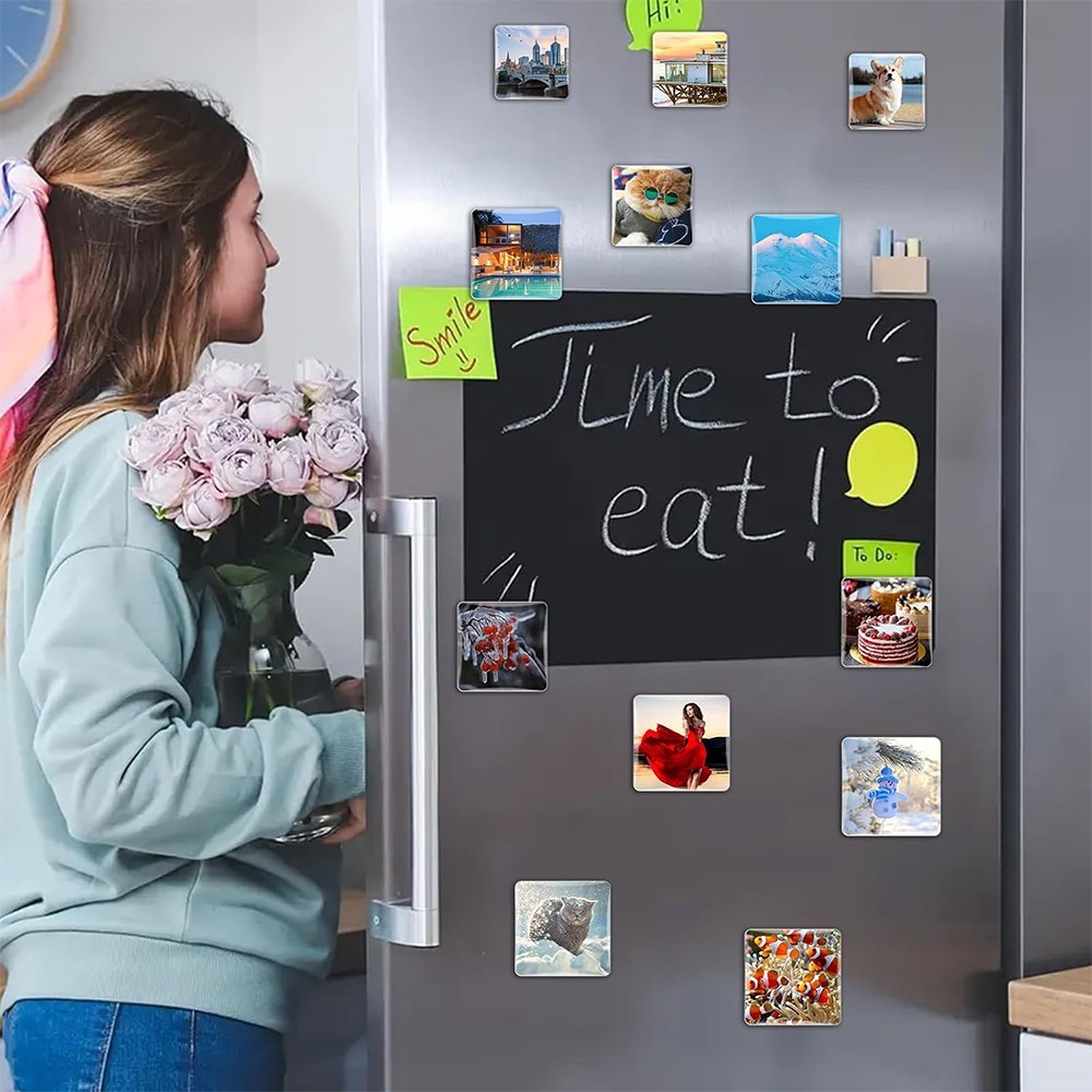 55MM/1.97" Square Button Maker Badge Button Press Machine DIY Fridge Magnet Pin