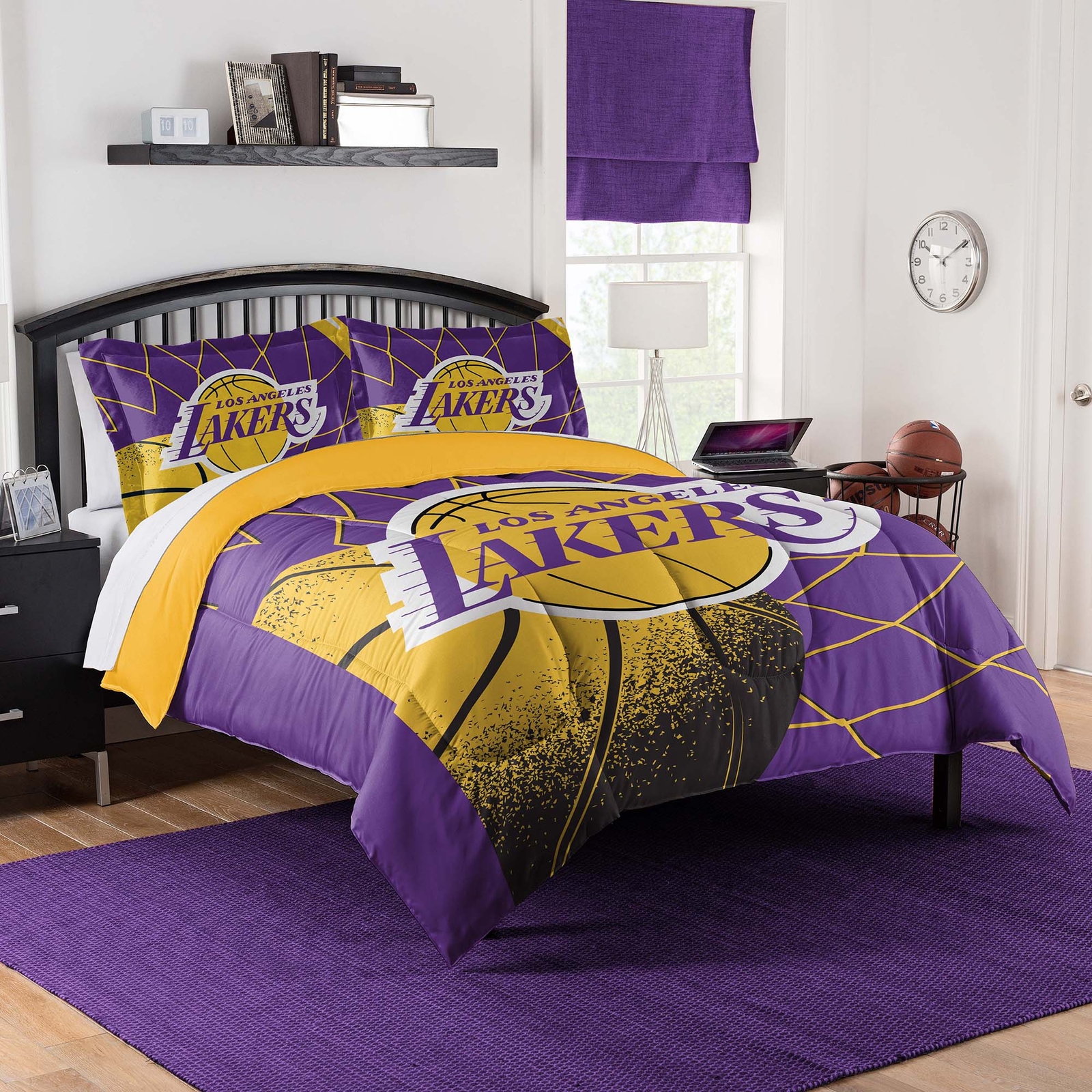 NBA Los Angeles Lakers Officially Licenced Comforter & Sham set