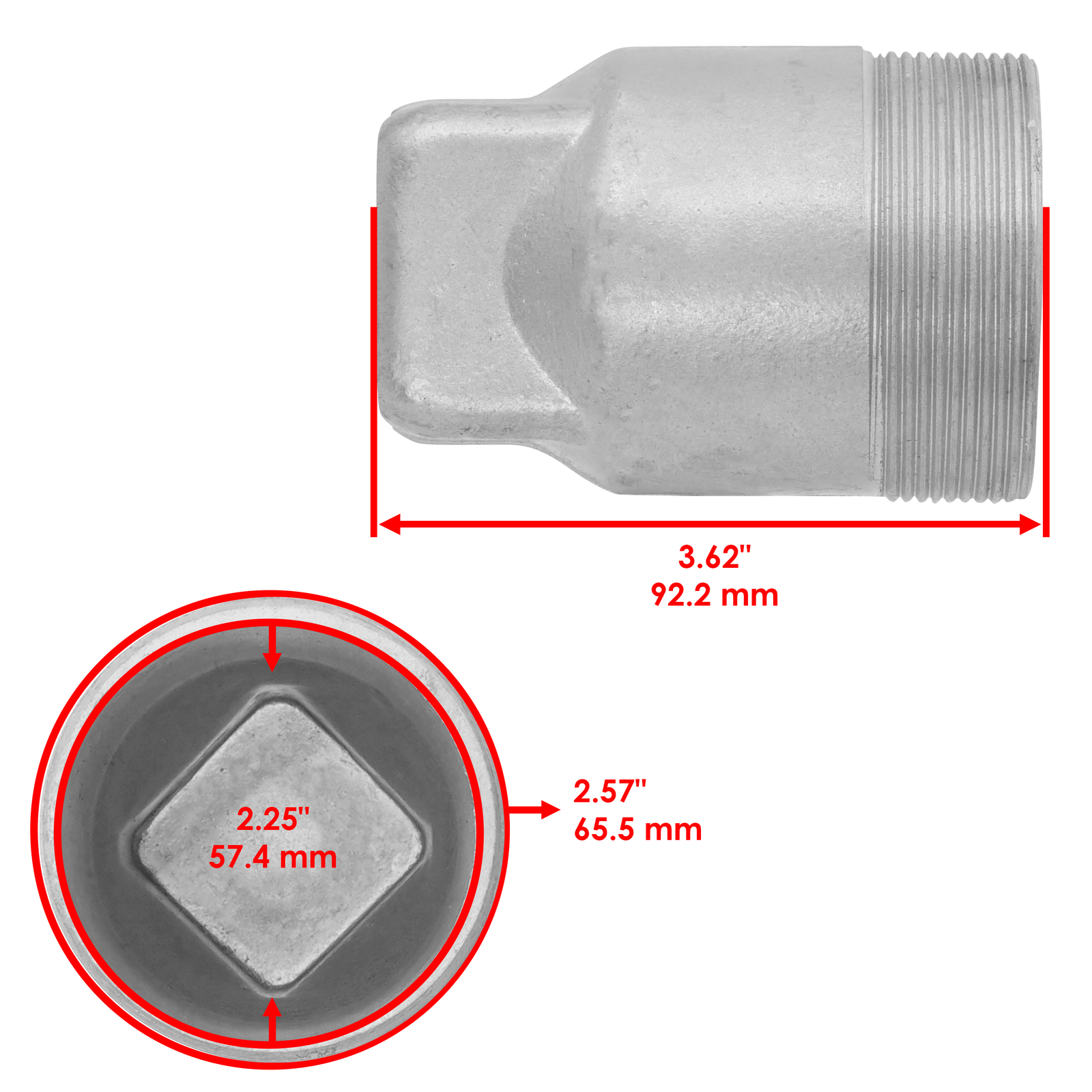 Caltric PTO Shaft Cover For Ford 2600 3600 2310 2610 3610 2000-4000 Tractor