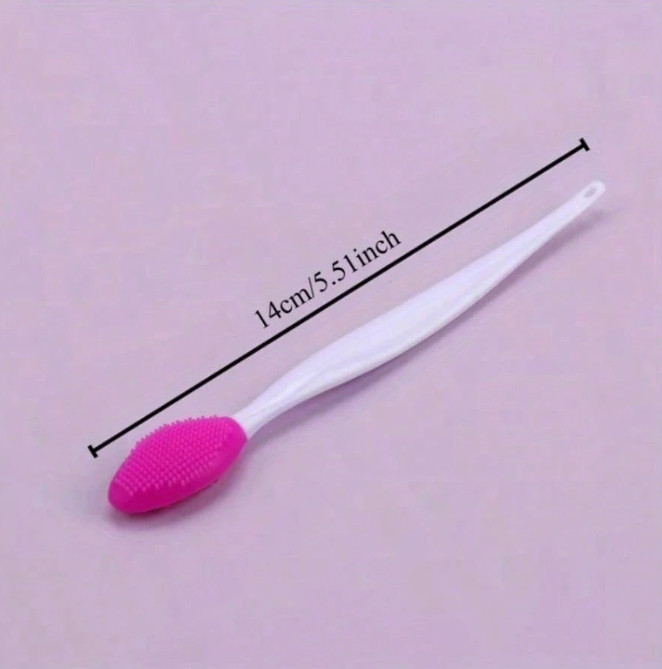 1pcs Silicone Face Wash Brush Head – Deep Exfoliation & Blackhead Removal - NEW