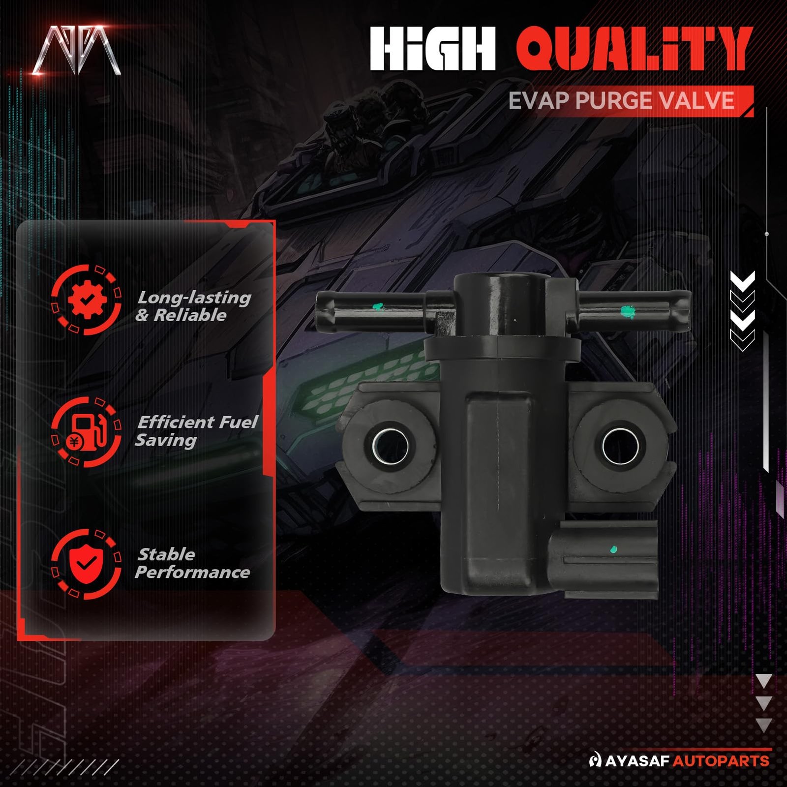 MAYASAF 911-233 Vapor Canister Purge Solenoid Valve fits for NPT, 2 ports