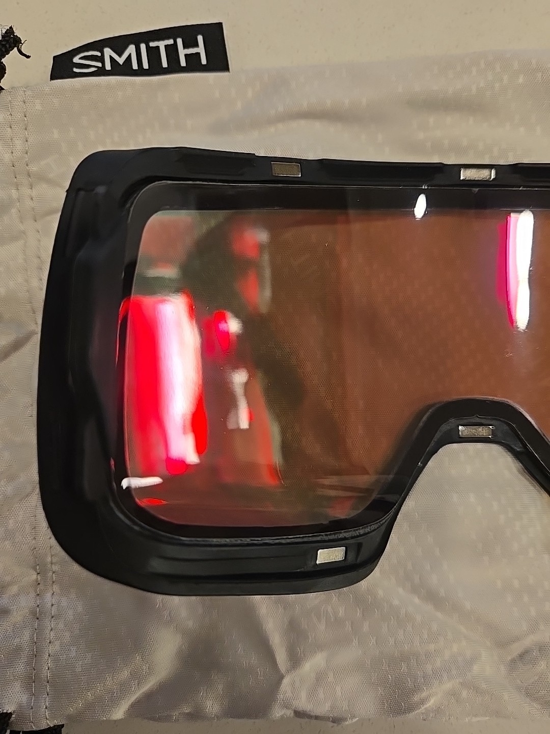 New Smith 4D Mag Chromapop Photochromic Red Mirror Replacement Lens Goggle Bag