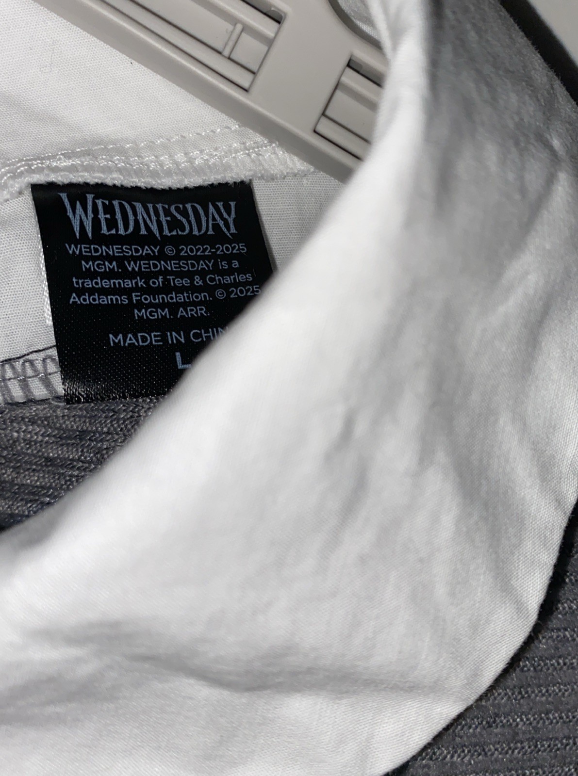 Wednesday Addams Gothic Black Nevermore Academy Girls Uniform Costume youth L