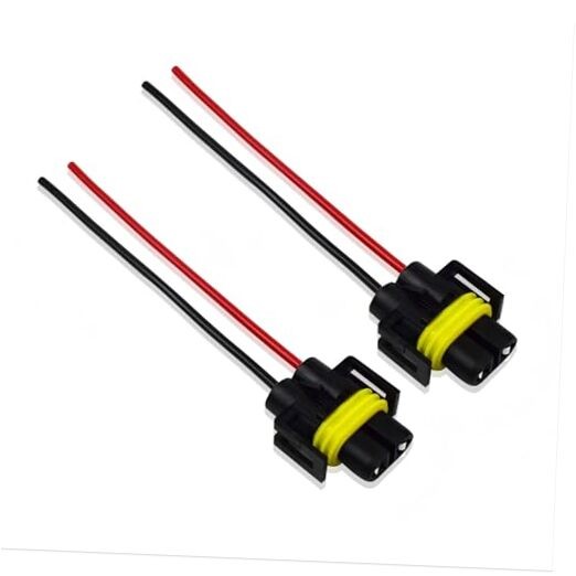 WZP Female Adapters Wiring Harness Sockets, 9005 9006 9012 HB3 HB4 Bulb 2PCS