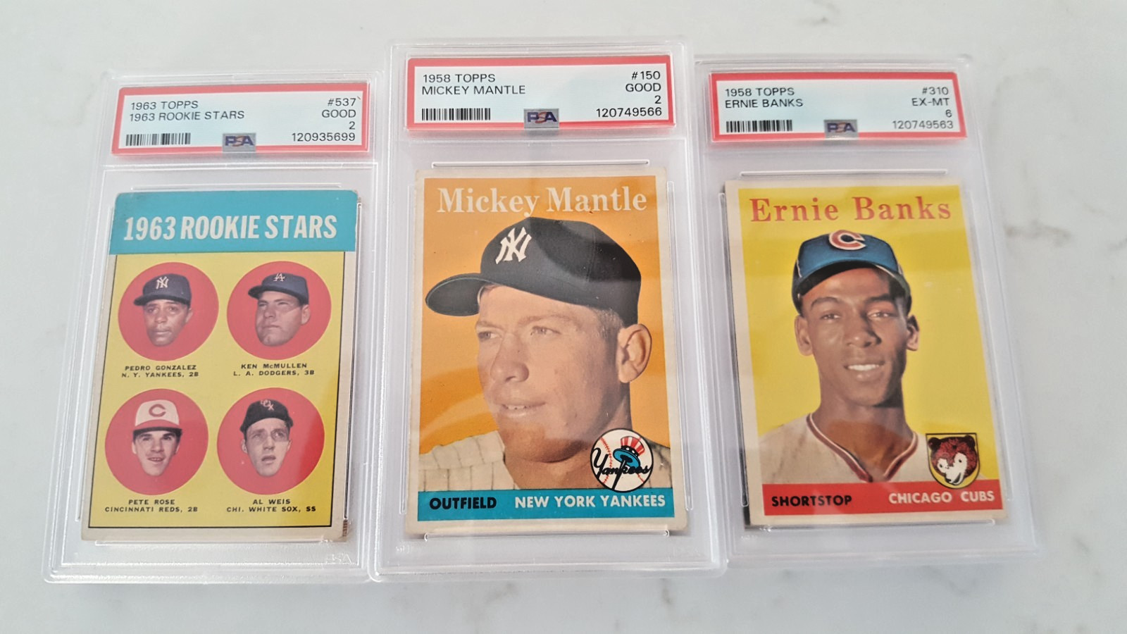 PSA SGC Graded cards, baseball, football, topps