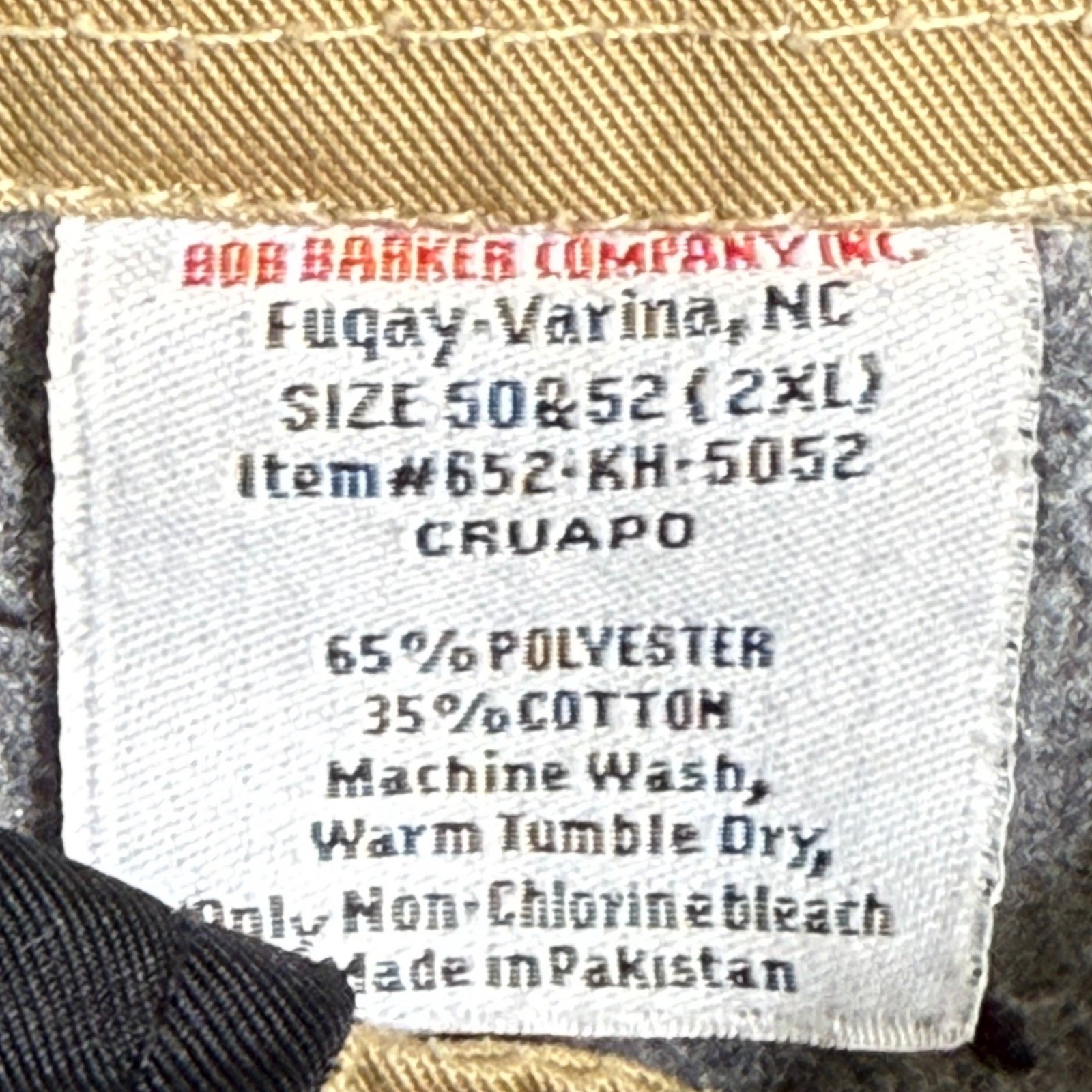 Bob Barker Prison Jacket Mens 2XL Brown Button Blanket Lined Work Barn Chore