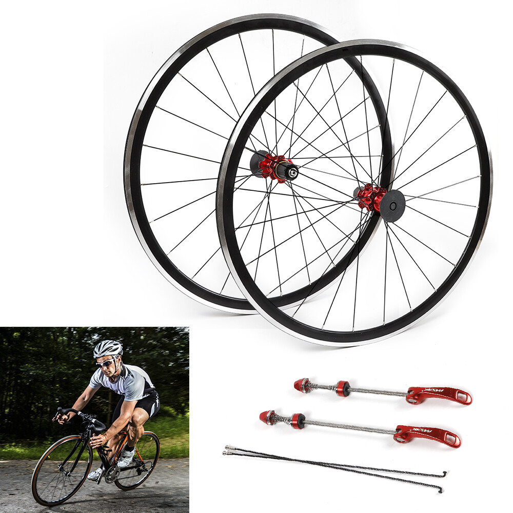700C Ultralight Road Bicycle Bike Wheel Front Rear Wheelset Brake C/V 7-11 speed