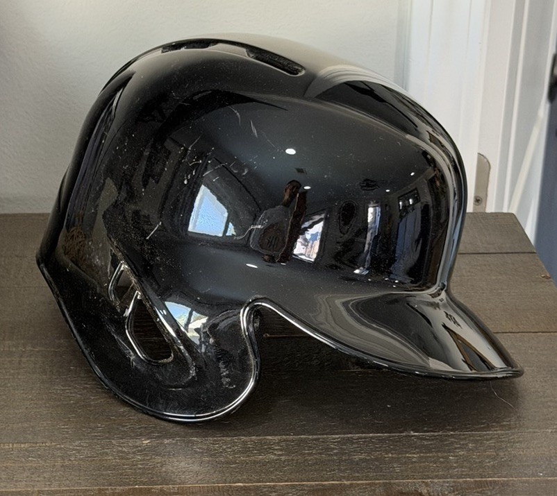 San Francisco Giants MLB Rawlings S100 Player Used Game Left Helmet Mens 7 3/4