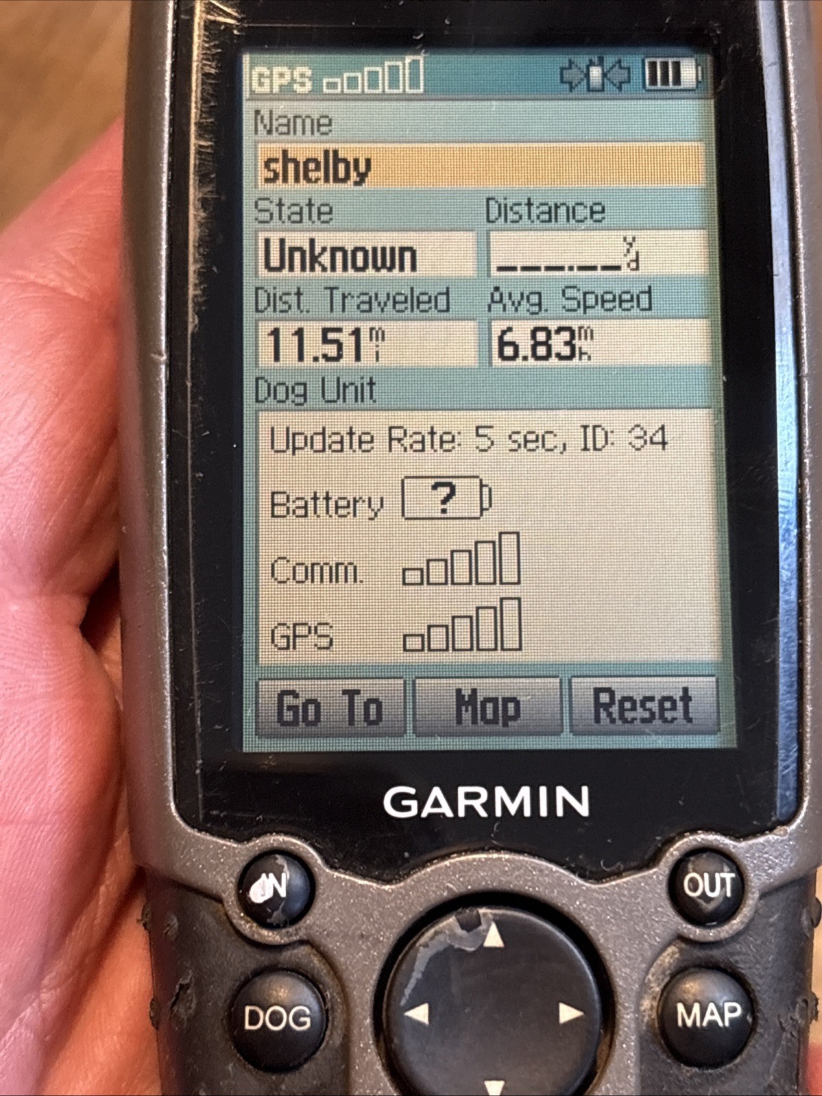 Garmin Handheld GPS Astro 220 Dog Tracking Handheld