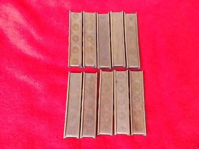 German K98 8mm Mauser Stripper clips brass 10 count