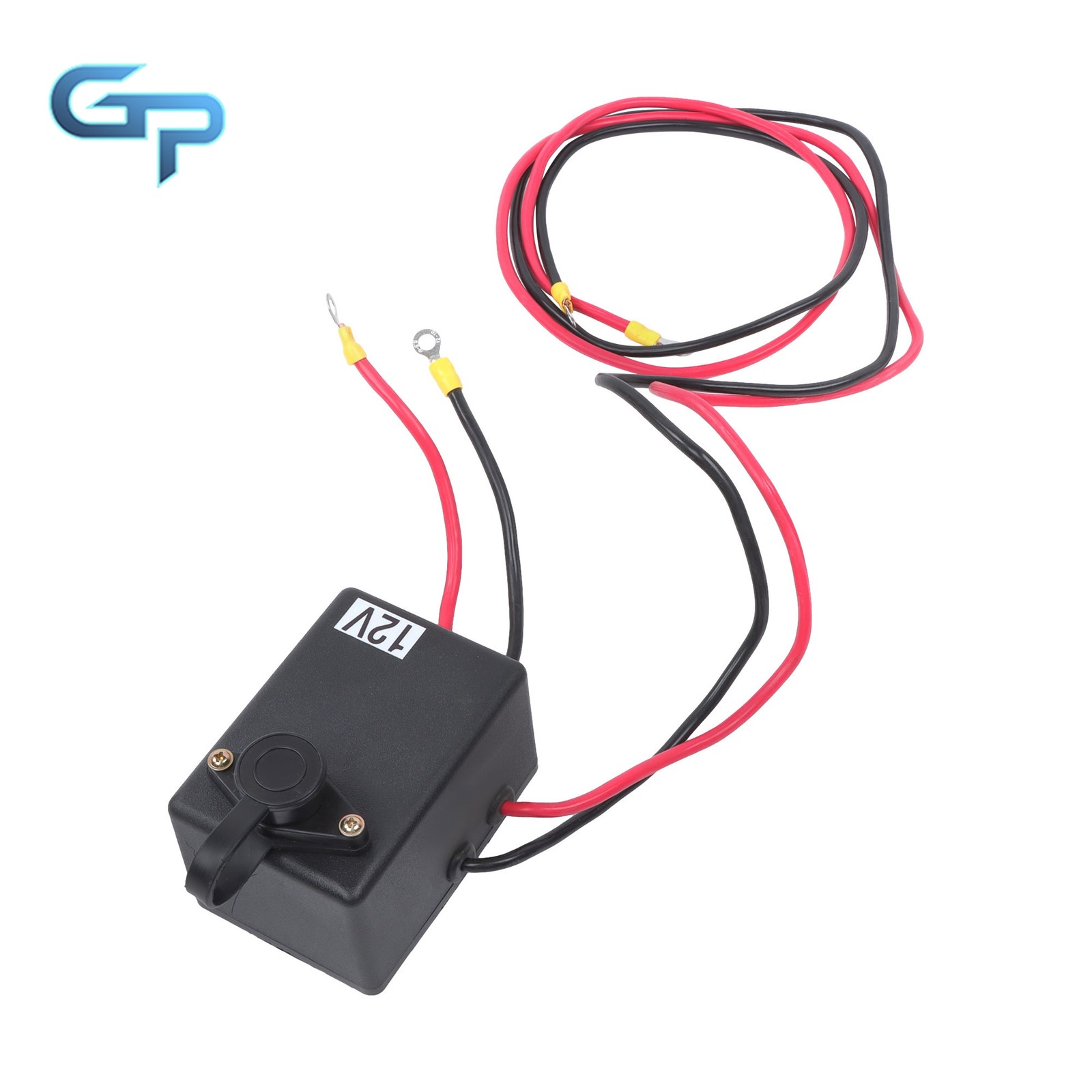 3500lbs 12VDC/1.5HP Synthetic Rope Electric Winch w/ Wireless+Wired Control