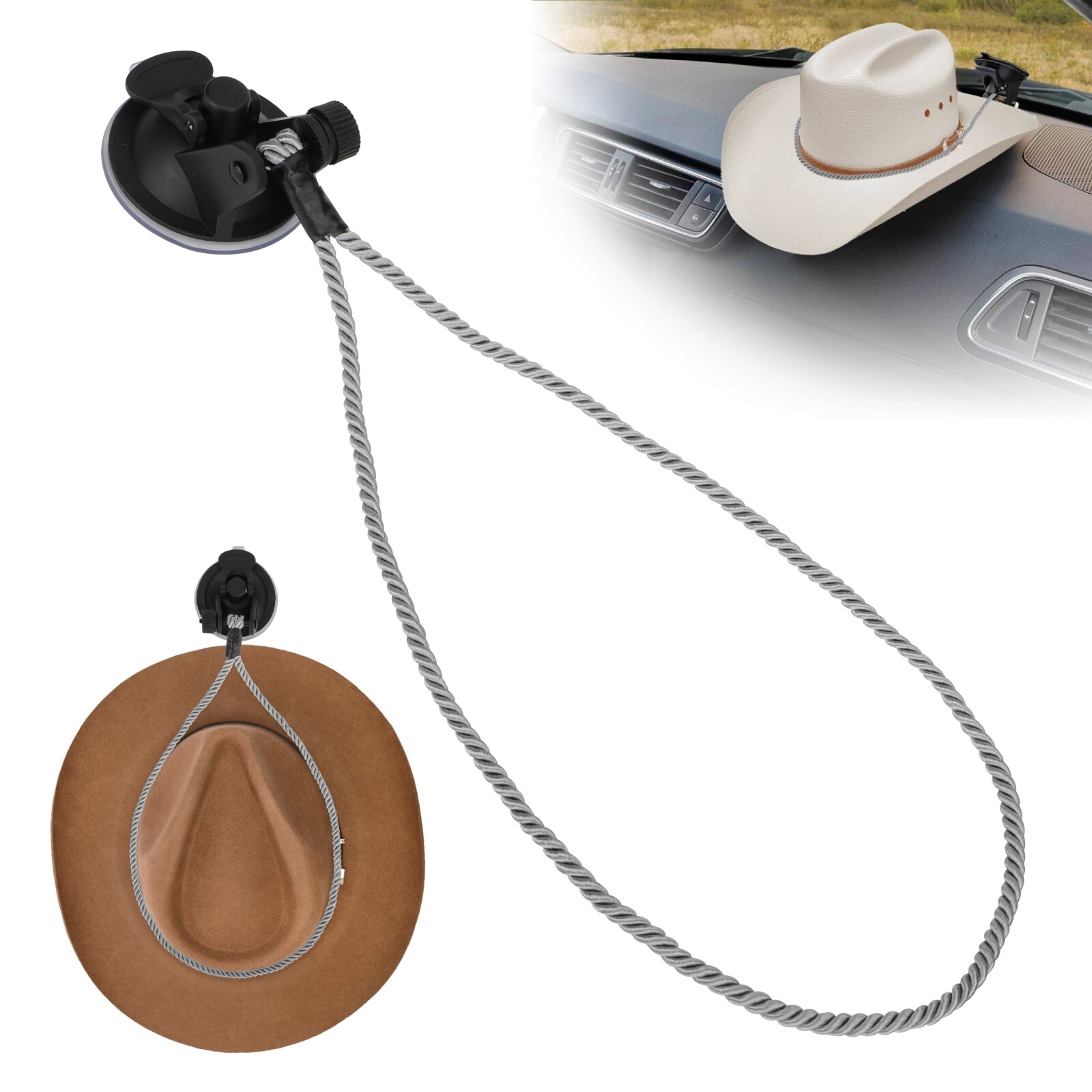 Hat Mounts Cowboy Cap Holder Space Saver Hanger Rack for Home Door Truck SUV Car