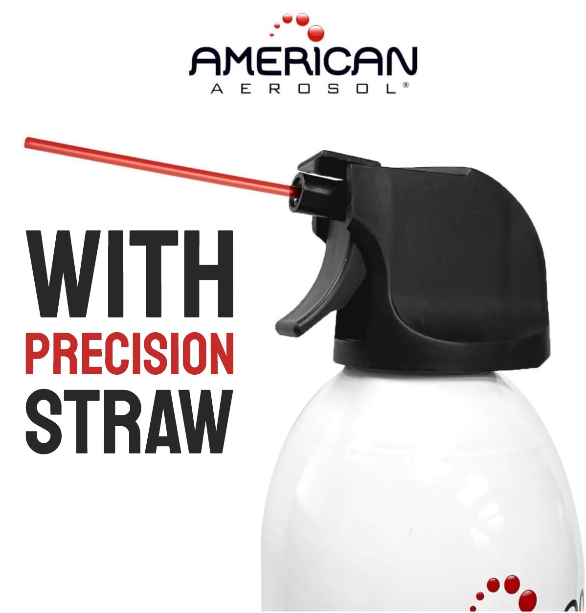 2 Pack American Aerosol Compressed Gas Electronics Duster, 10 oz Cans