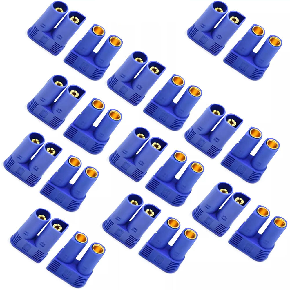 20 Pairs For EC5 Device Connector Plug For RC Car Plane Helicopter Battery Lipo