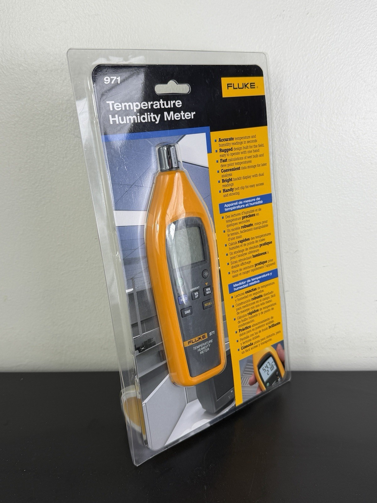 Fluke 971 Temperature Humidity Meter - Brand new - Same Day Shipping
