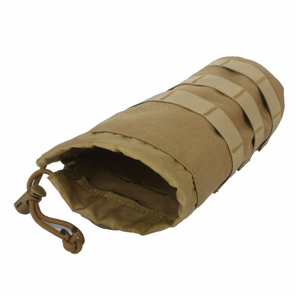 Tactical Molle Water Bottle Bag Military Outdoor Hiking Belt Holder Kettle Pouch