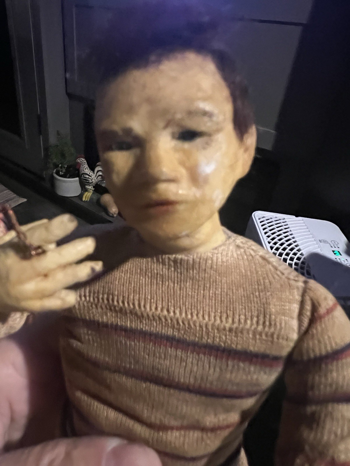 Old Creepy Handmade Hobo Doll!