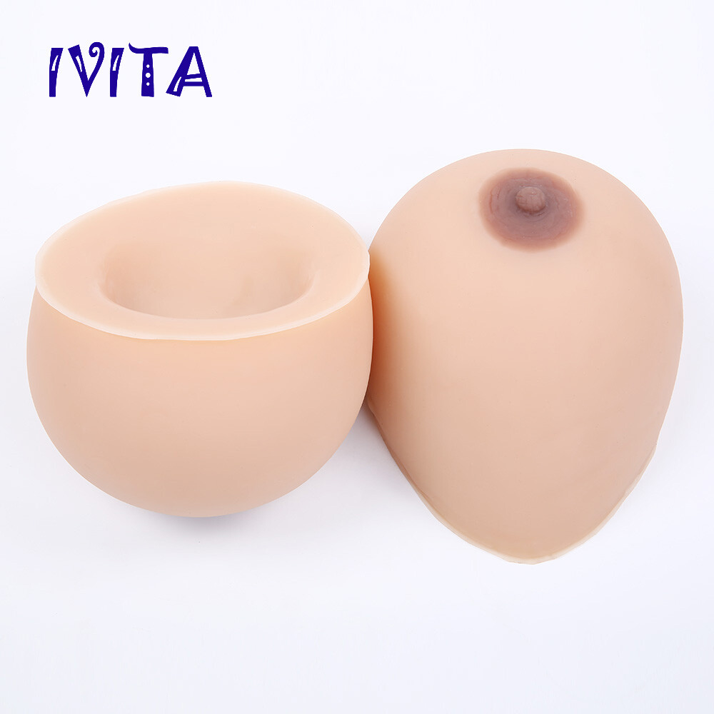 IVITA G Cup Silicone Breast Forms Crossdresser Fake Boobs Enhancers