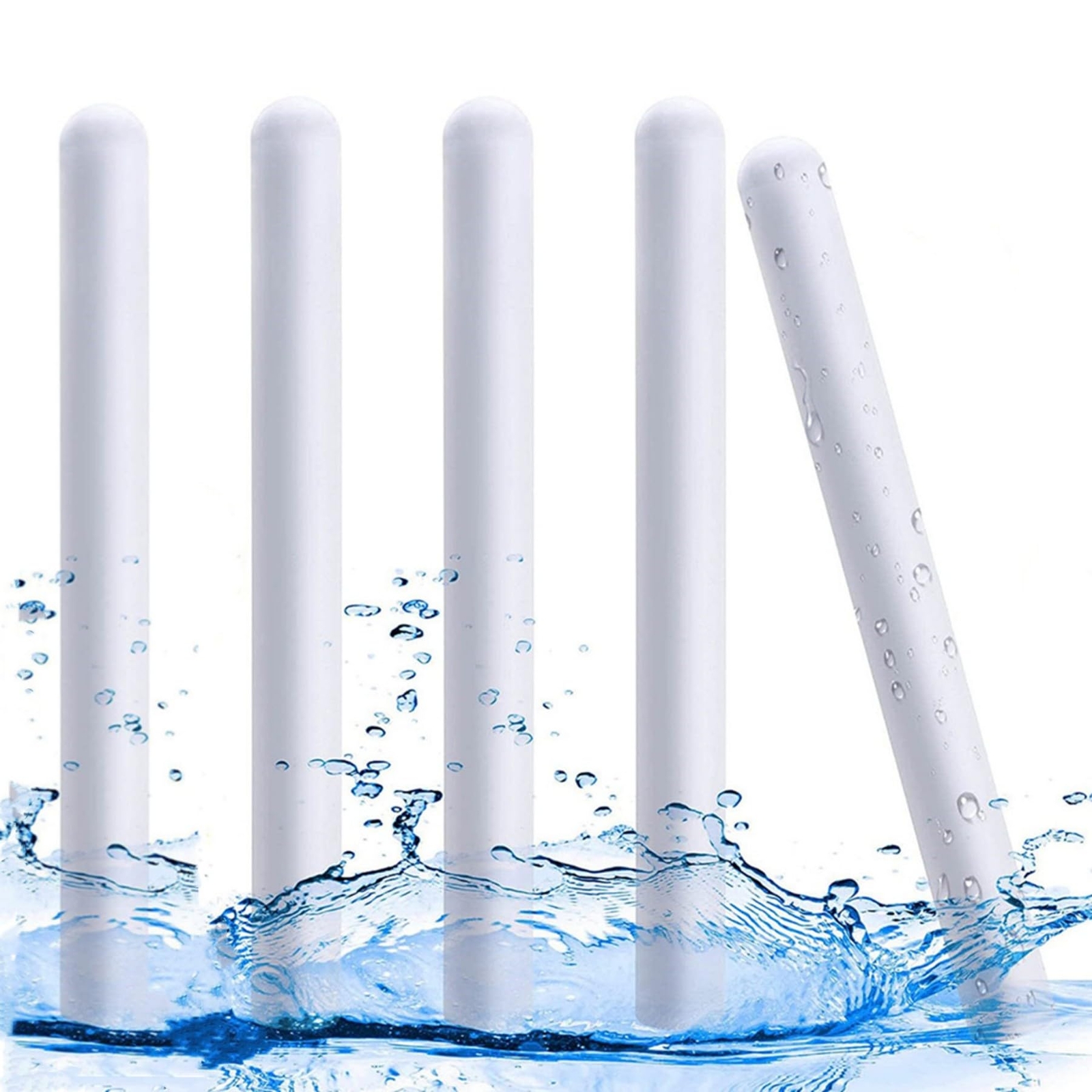 NUHUi Diatom Drying Rod Stick 5 Packs Reusable Moisture-Proof