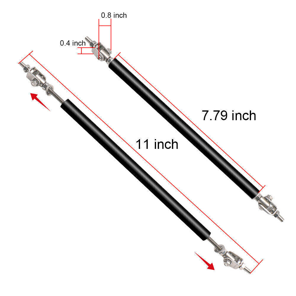 Front Bumper Lip Chin Spoiler Splitter Side Skirt Body Kit For Audi S3 S4 A4 A5