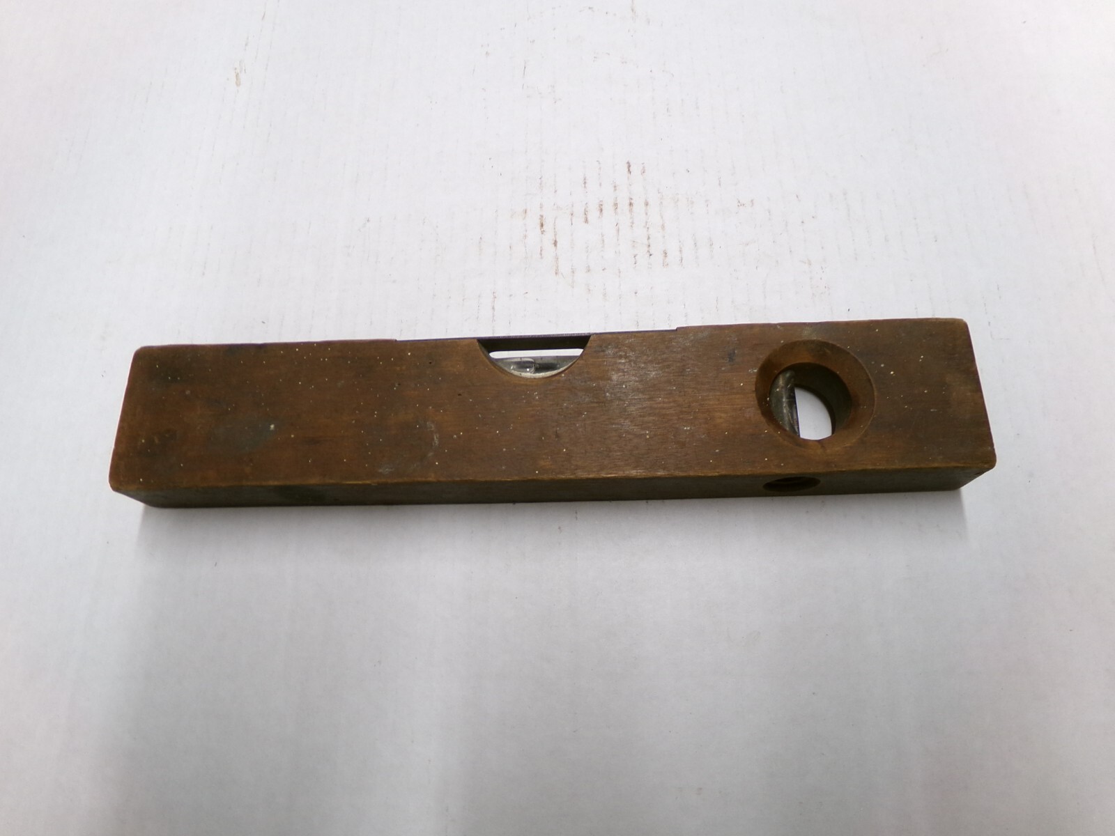 Goodell Pratt Wood Brass Level 12" Made In USA Vintage Tool