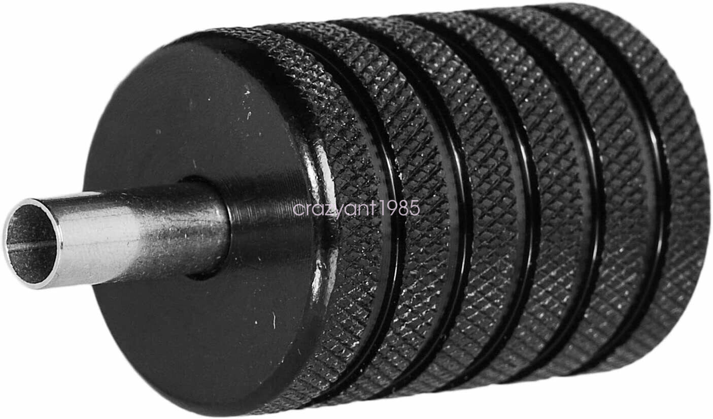 5pcs Lot 25mm Tattoo Machine Hand Grips Aluminum Alloy Knurled Anti Slip Handle