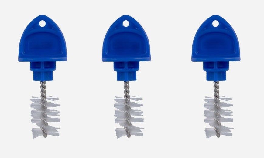 3 pack - Plug Draft Beer Clean Cap Tap Faucet  Brush Sanitary Taproom Tool Kleen