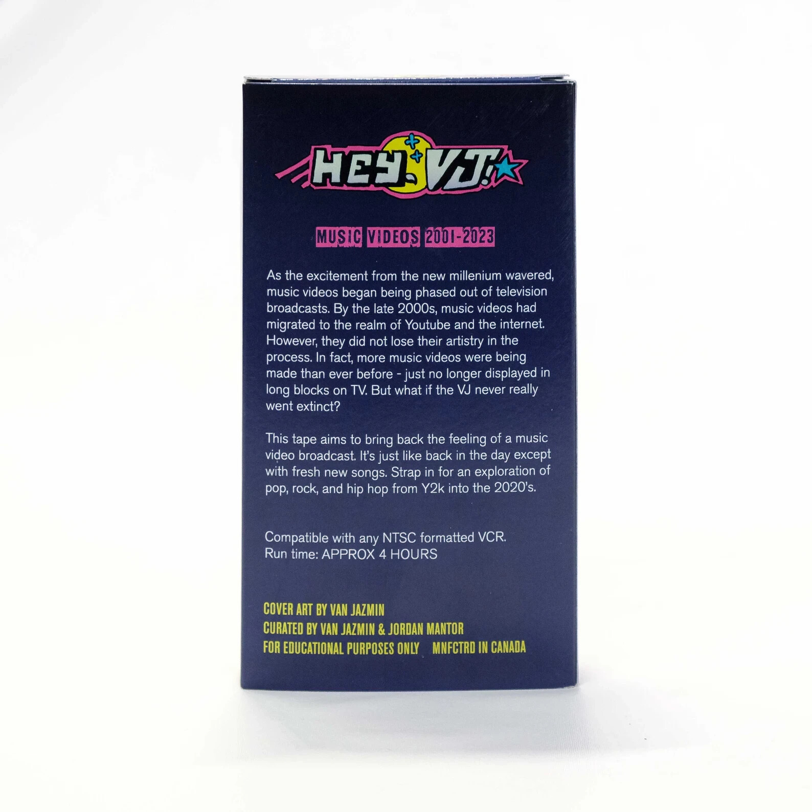 Music Videos Hey VJ! Party Mix VHS Tape Y2k Rock Pop Hip Hop 2000's 2010's