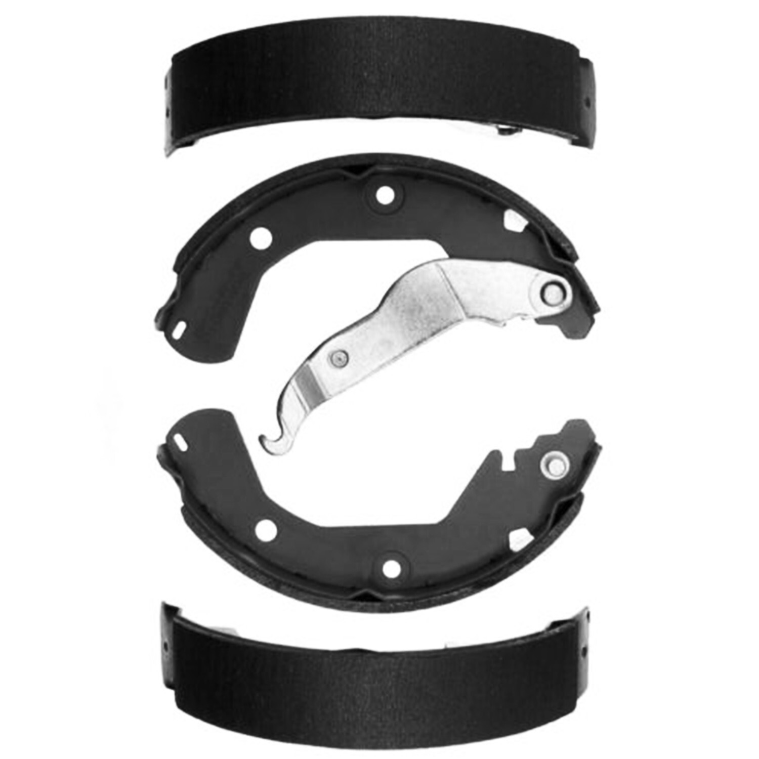 Pair Rear Left Right Premium Brake Shoes for 2012 - 2022 Chevrolet Sonic Trax