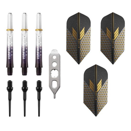 VIPER WIZARD SOFT TIP DARTS 18 GR DIAMOND CUT BARREL NEW SHIP FREE FREE FLIGHTS