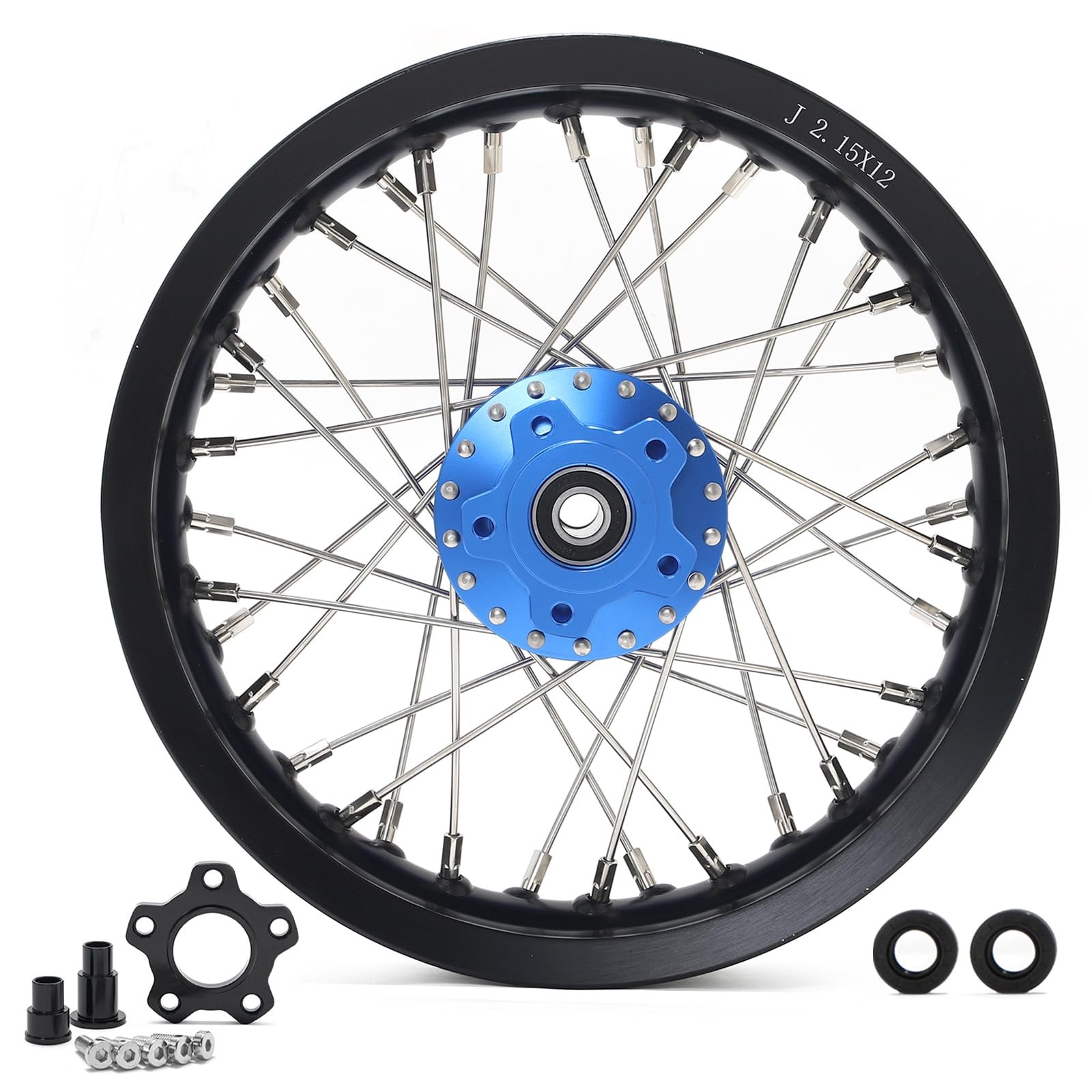 12" Rear Spoke Wheel Rim Hub Flange for Apollo RFN for Beta Explorer eBike