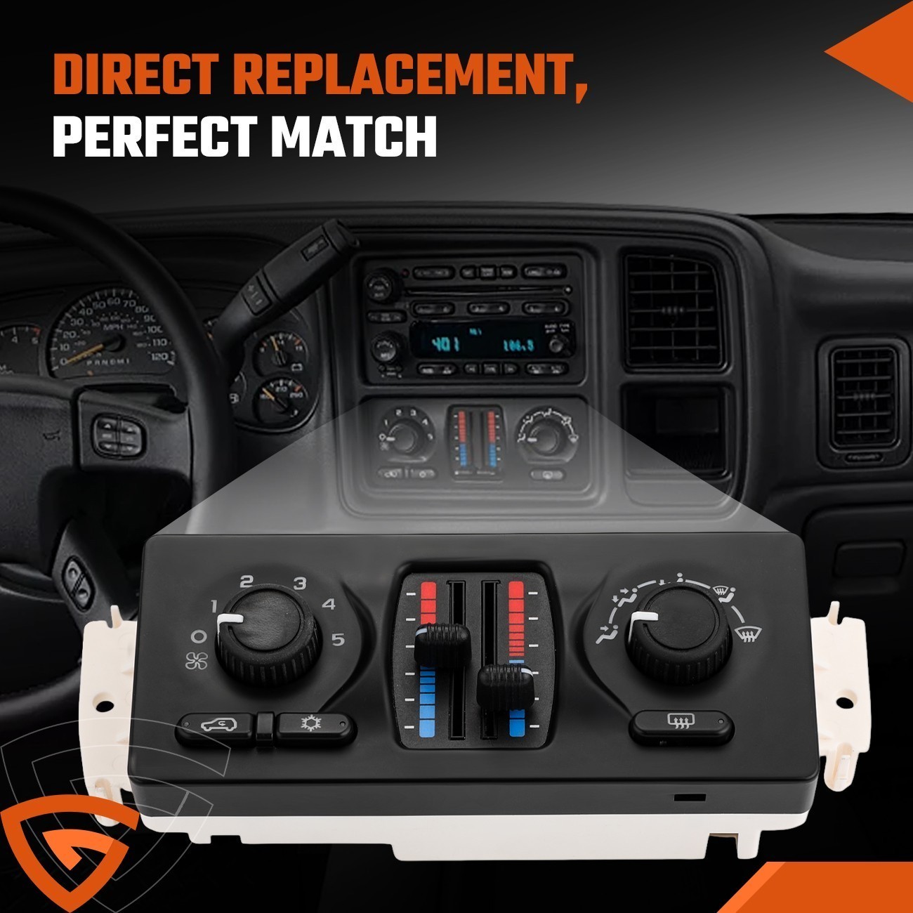 599-210XD AC Heater Climate Control Module For Chevrolet Silverado 2500 10370033