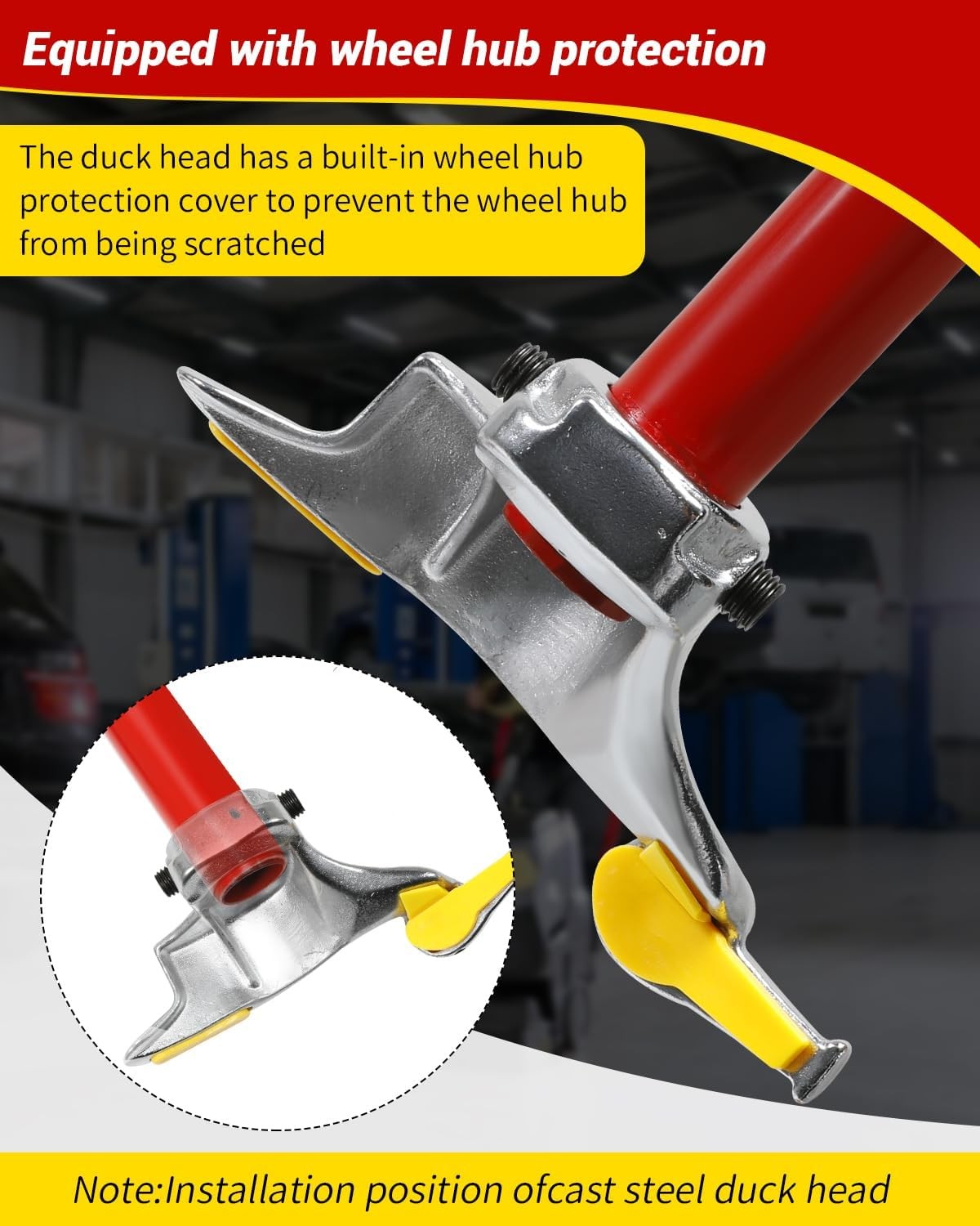 Manual Tire Changer Duck Head Kit with Silver Cone