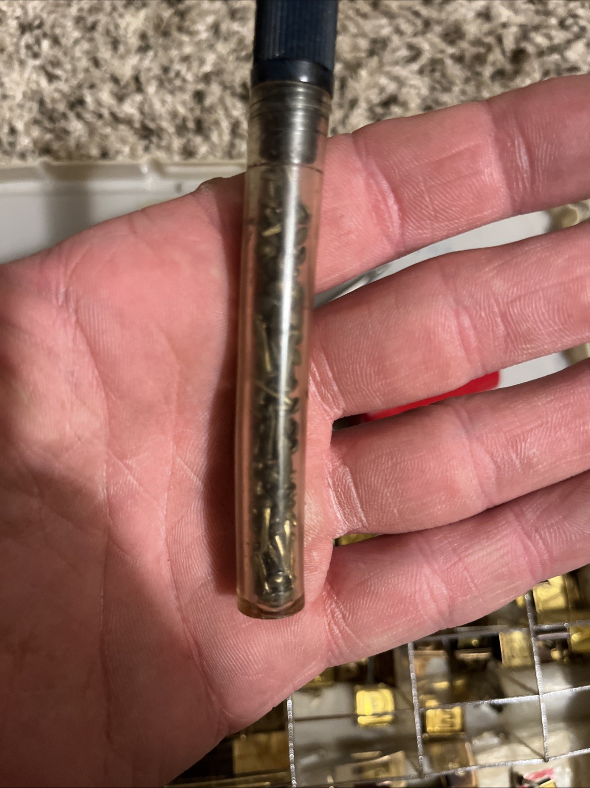 Vintage Samsonite Metal Initial Luggage Tags Initialgrams 1/2” Kit