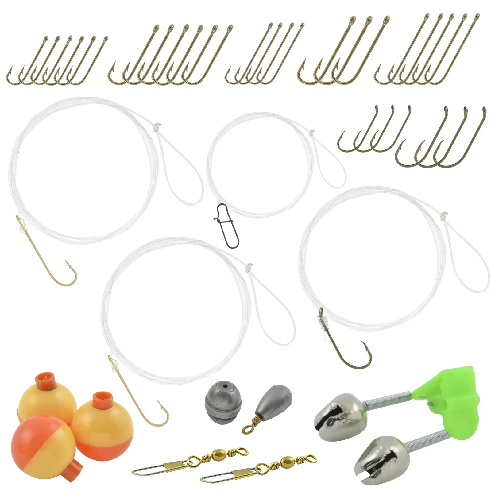 Kids' RH Spincasting Fishing Rod and Reel Combo 5'6" W/ Tackle Box BLUE