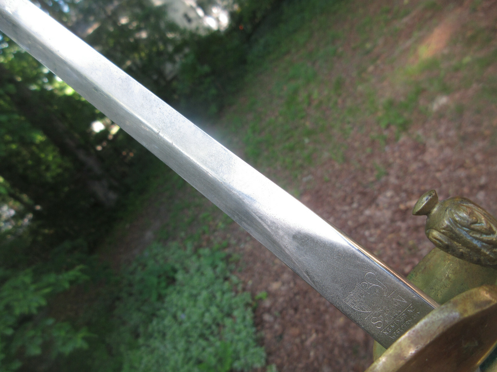 Antique 1890's N.S. Meyer Spartan Railway Official's Sword Saber 35.25"