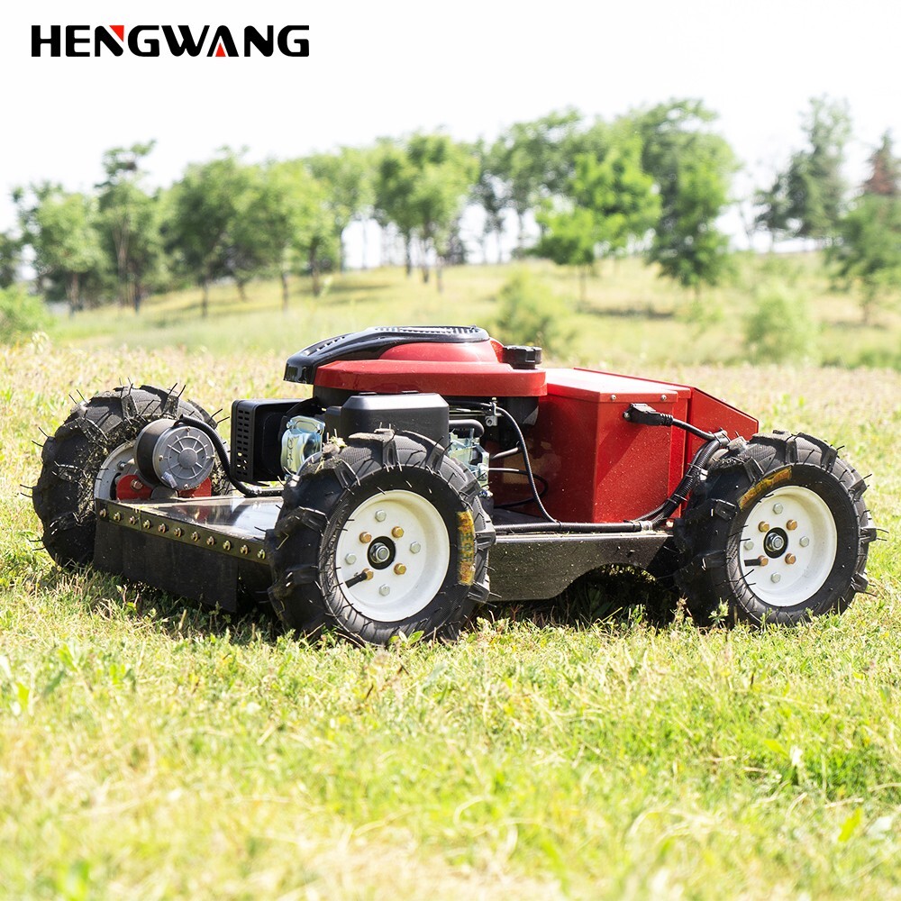 Robot lawn mower sale！Remote Control Lawn Mower 45° Climbing Adjustable Height