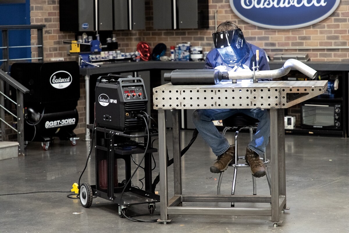 Eastwood Elite MP140i Multi Process Welder MIG TIG Stick Duty Metal Drive Motor