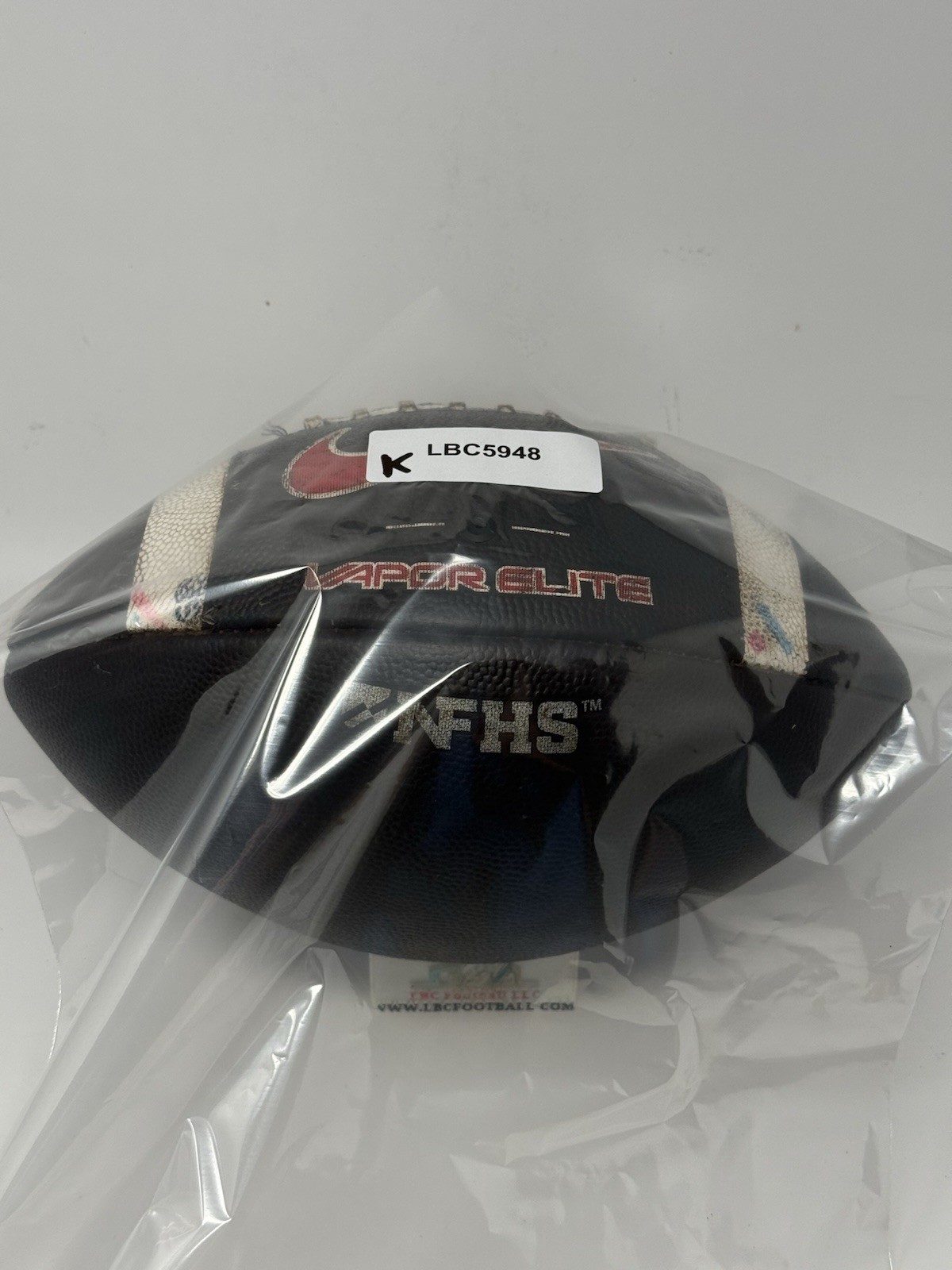 Nike Vapor Elite Leather Football NFHS NCAA Reg Size Footbal Game Prepped