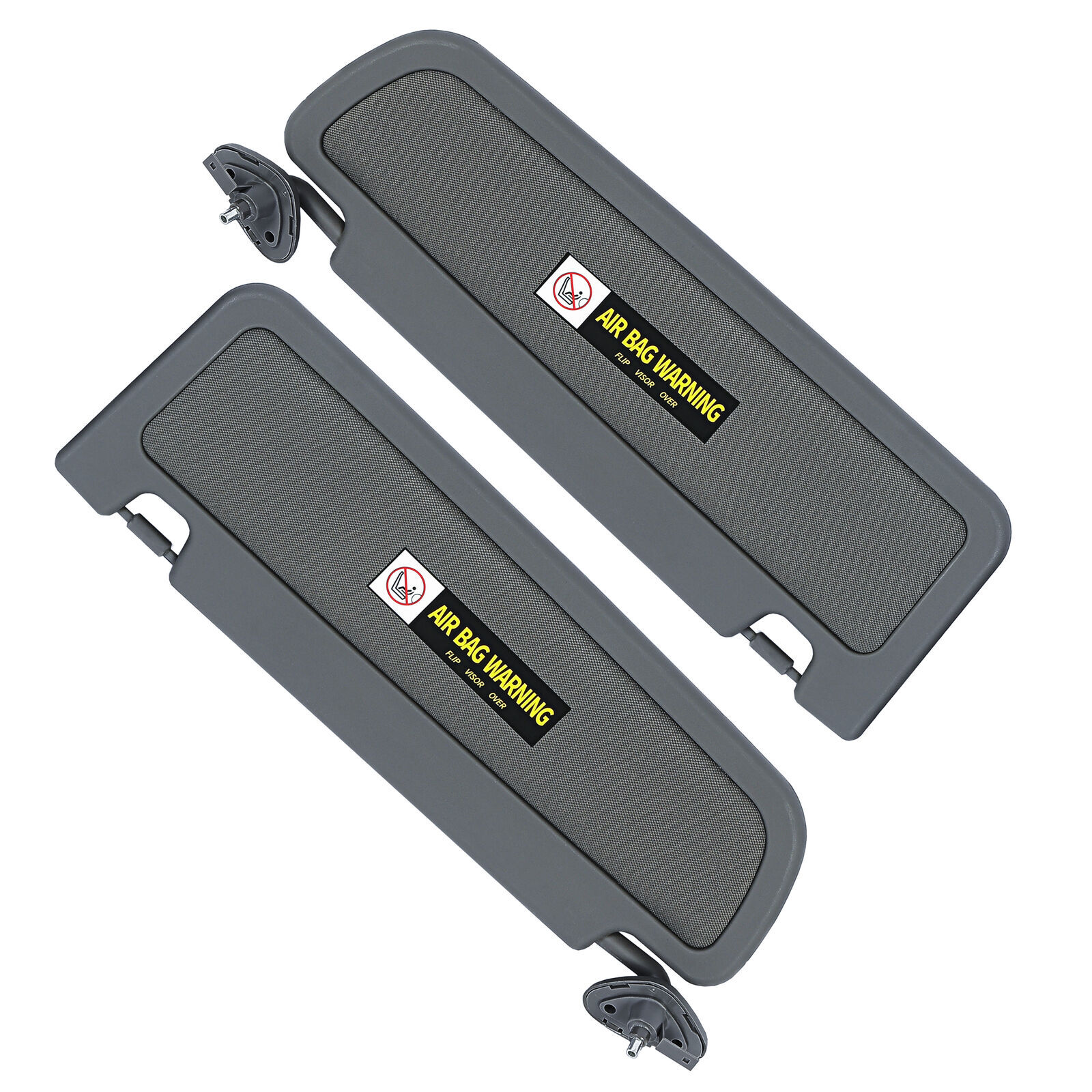 Sun Visor Dark Gray PAIR For 2006-2008 Honda Civic Left & Right Visor SET