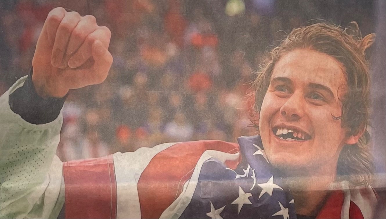 23FEB2026 TEAM USA 🇺🇸 WINS OLYMPIC GOLD RUSH DETROIT NEWS FULL PAPER HOCKEY