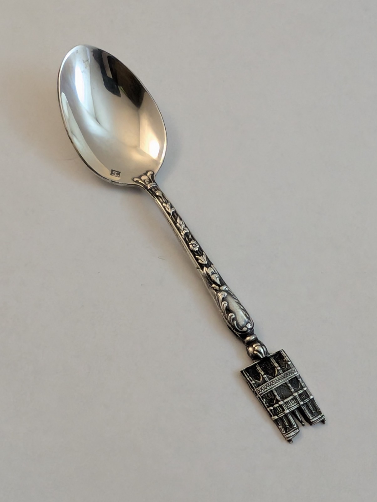 Vintage France Souvenir Spoon JM Notre Dame Cathedral Paris